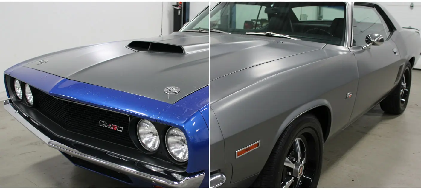 PPF צבעוני מול עטיפת ויניל