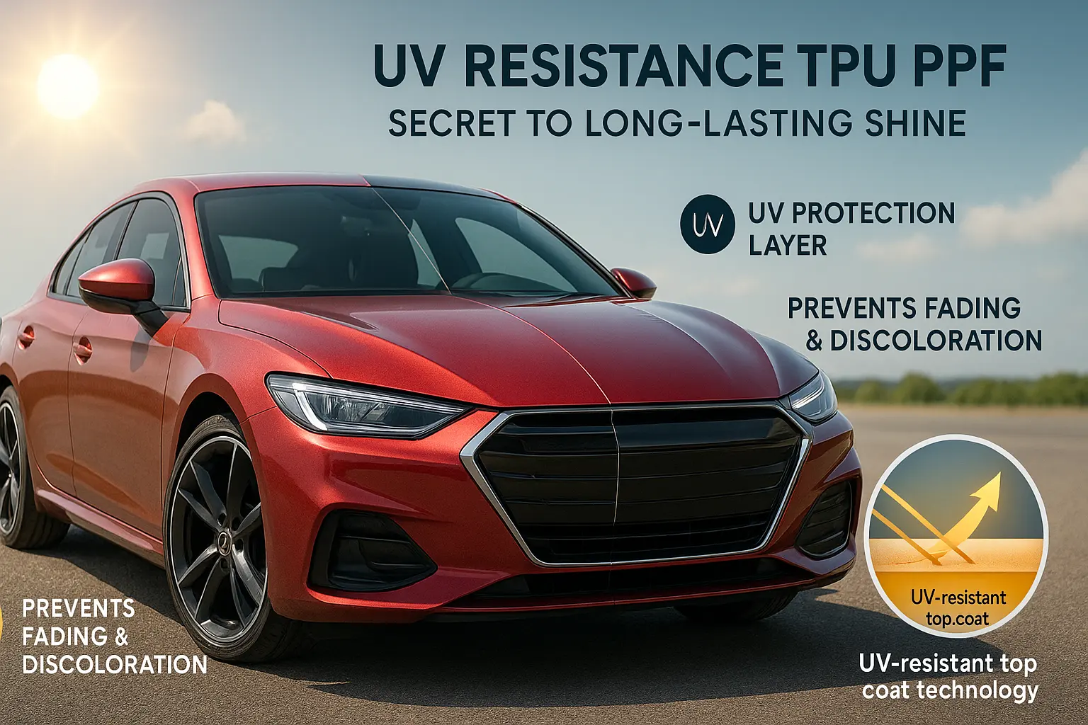 עמידות UV TPU PPF