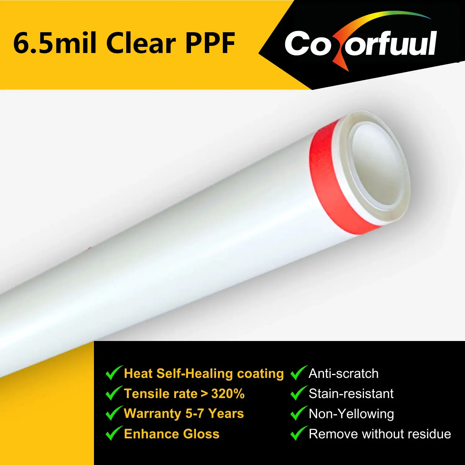 6.5מיל קליר PPF