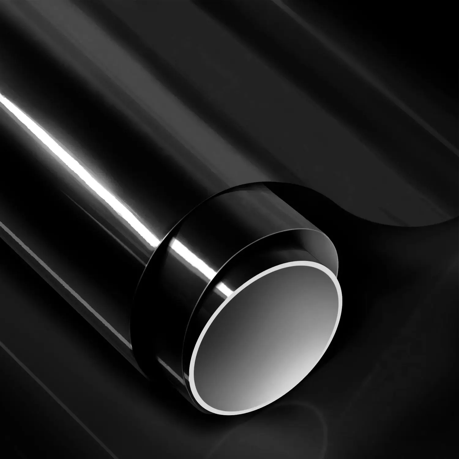 7-5פילם הגנה שחור מבריק מיל