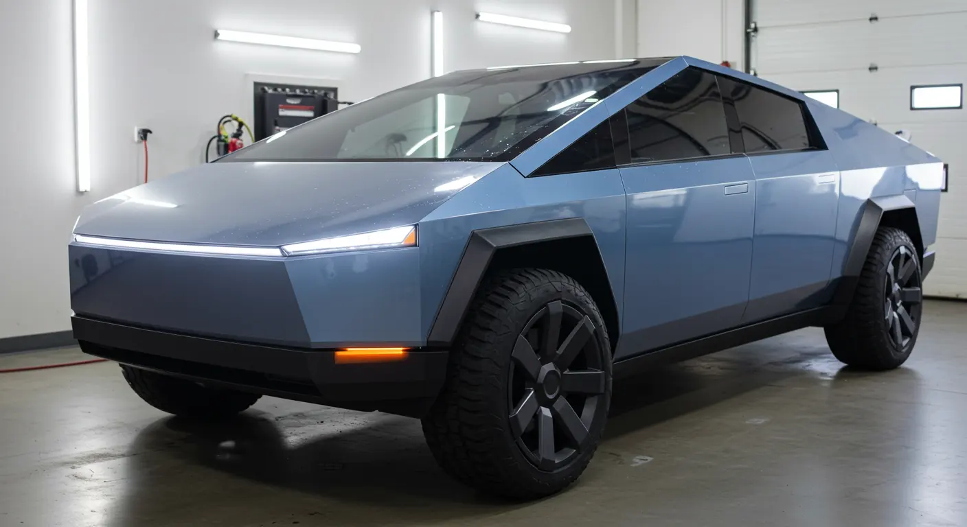 Cybertruck Color PPF קרוב אליי