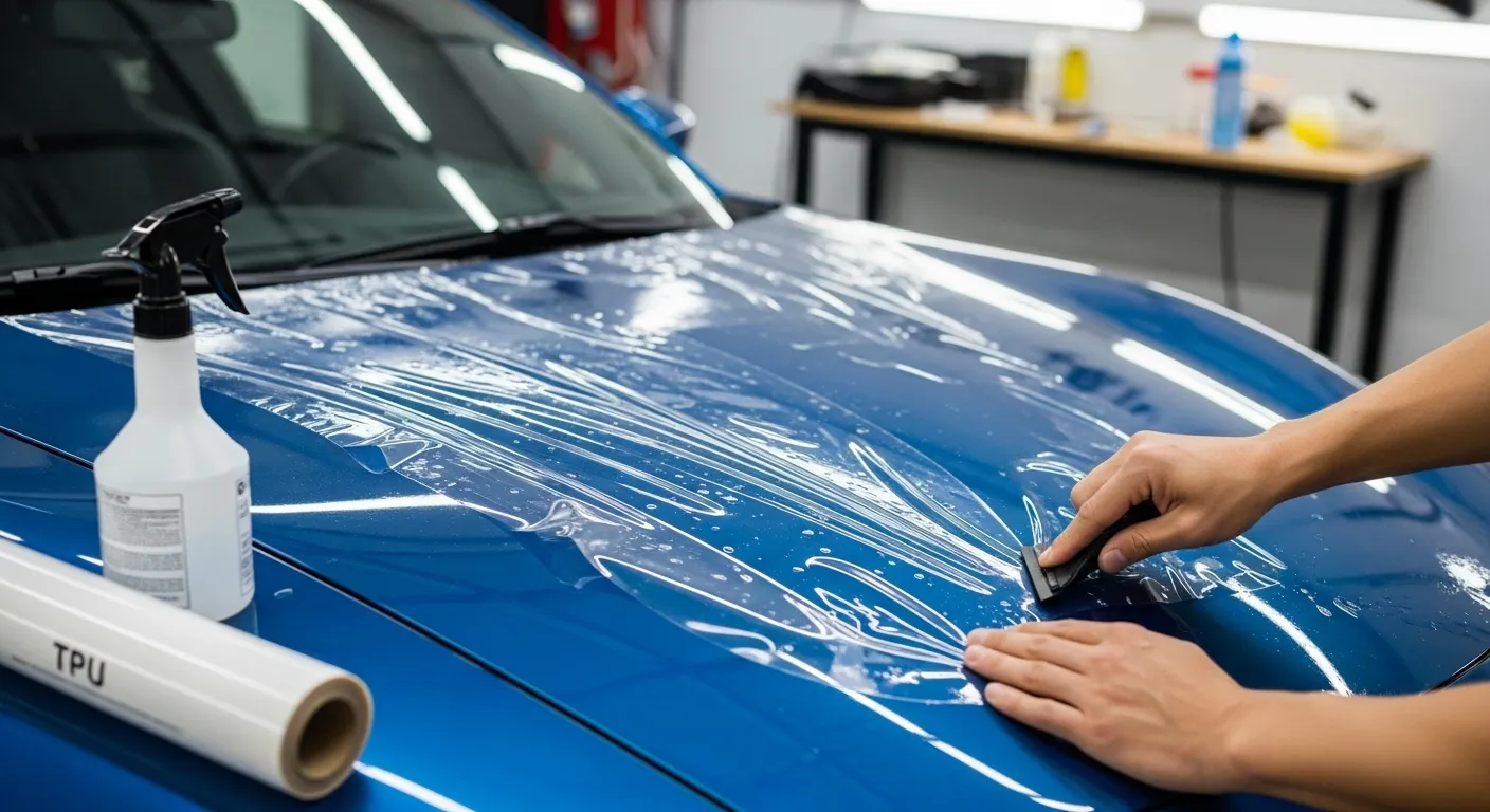 עטיפת TPU שקופה לרכב