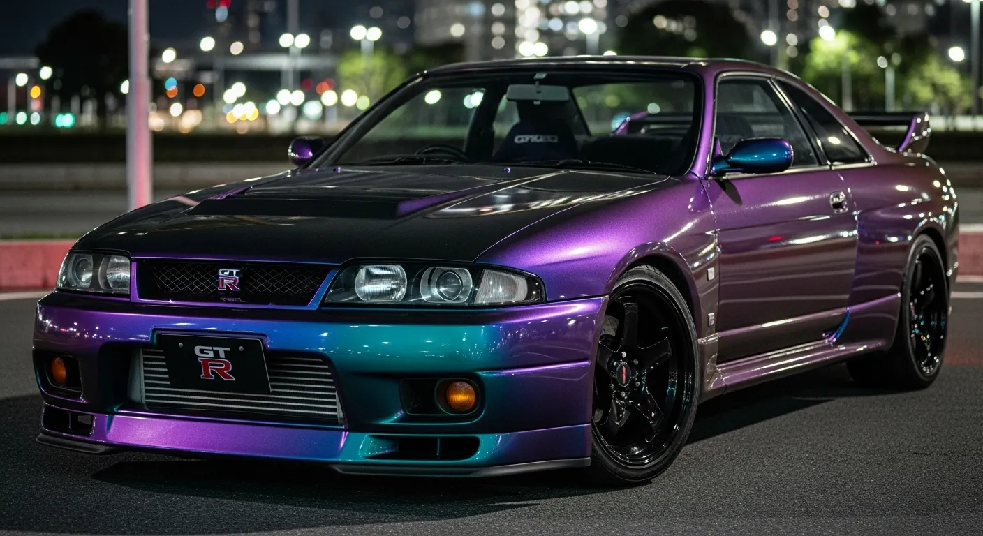ויניל Midnight Purple R33 GTR